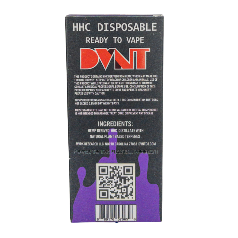 2mL Zkittlez HHC Disposable Vape - Carton of 5 – DVNT